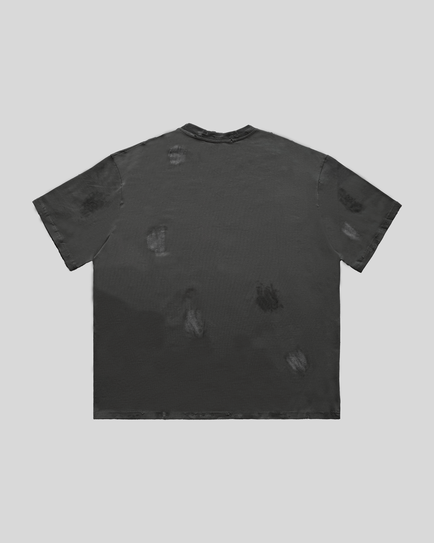 EVIL DISTRESSED T-SHIRT (DARK GREEN)